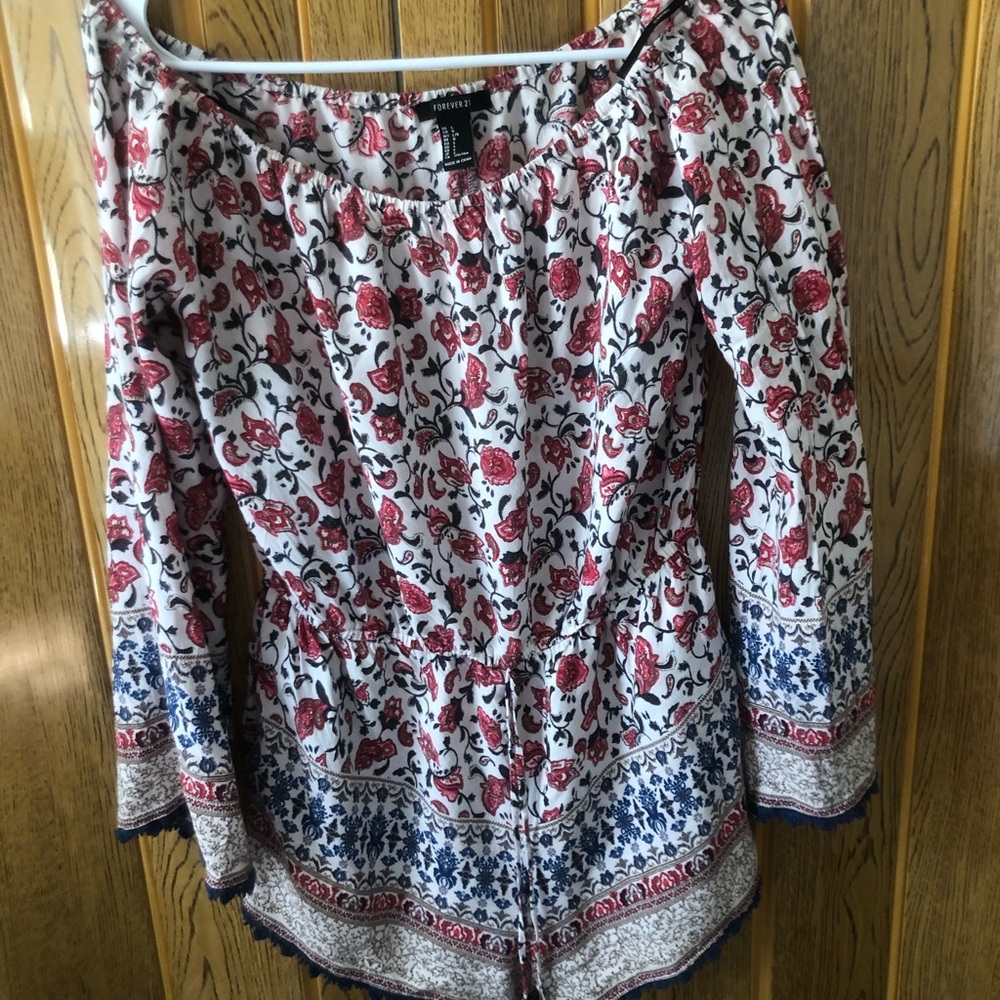 Forever 21 long sleeved romper